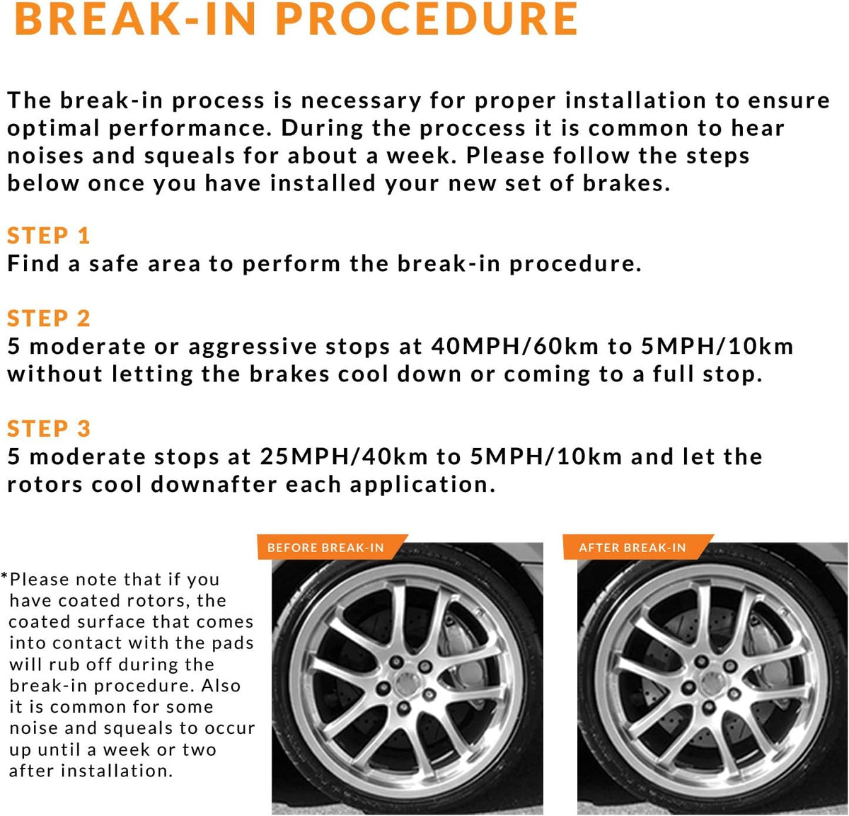 Max Brakes Premium OE Rotors with Carbon Ceramic Pads C336