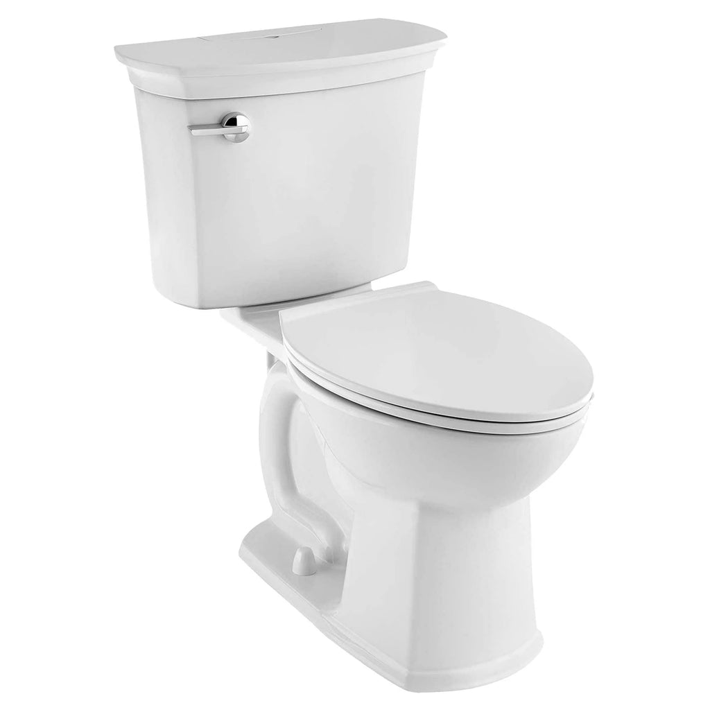 Two Piece Elongated Toilet White E649