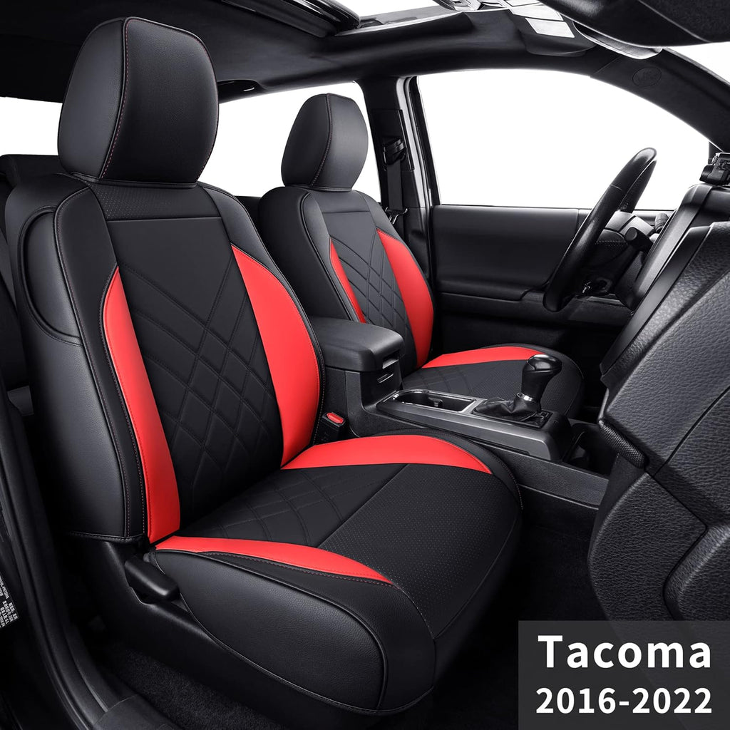 Black 2 pcs Tacoma Seat Covers Z1240