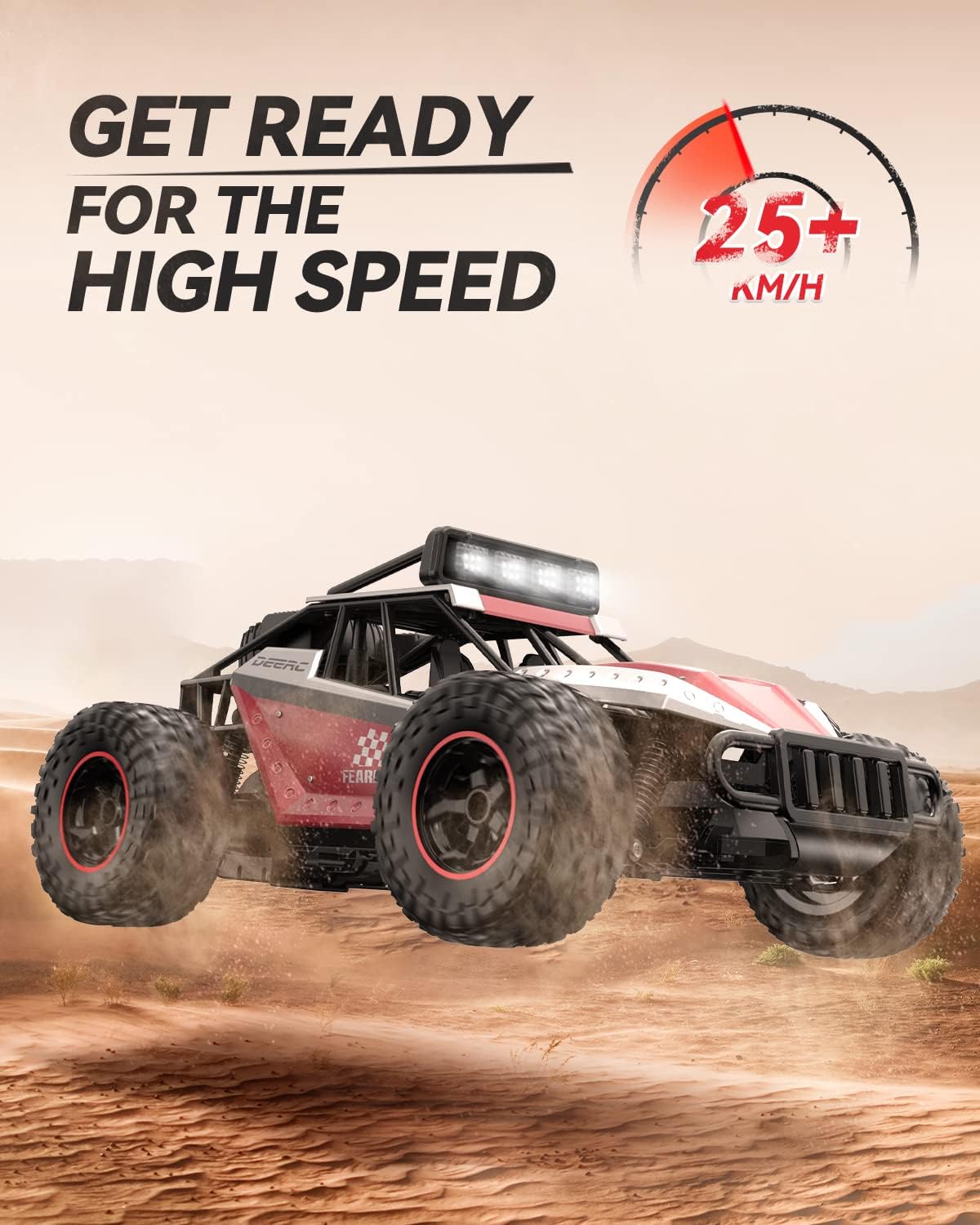 1:14 Scale 2WD Remote Control Off Road RC Car with Two Rechargeable Batteries H886