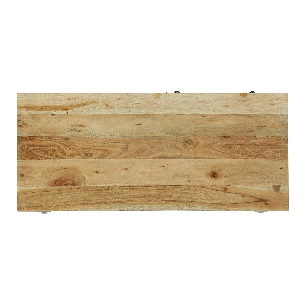 Acacia Wood Live Edge Cabinet with Sliding Door P3093