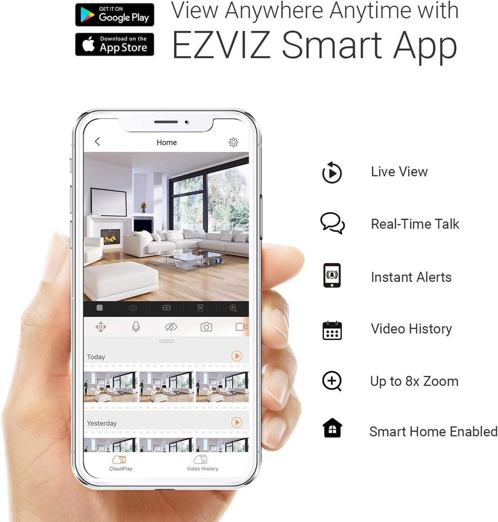 1080P Wi-Fi Video Doorbell Camera with AI-Human Detection K40692