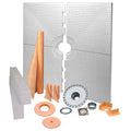 PVC Shower Kit 72 x 72 inch Q96872