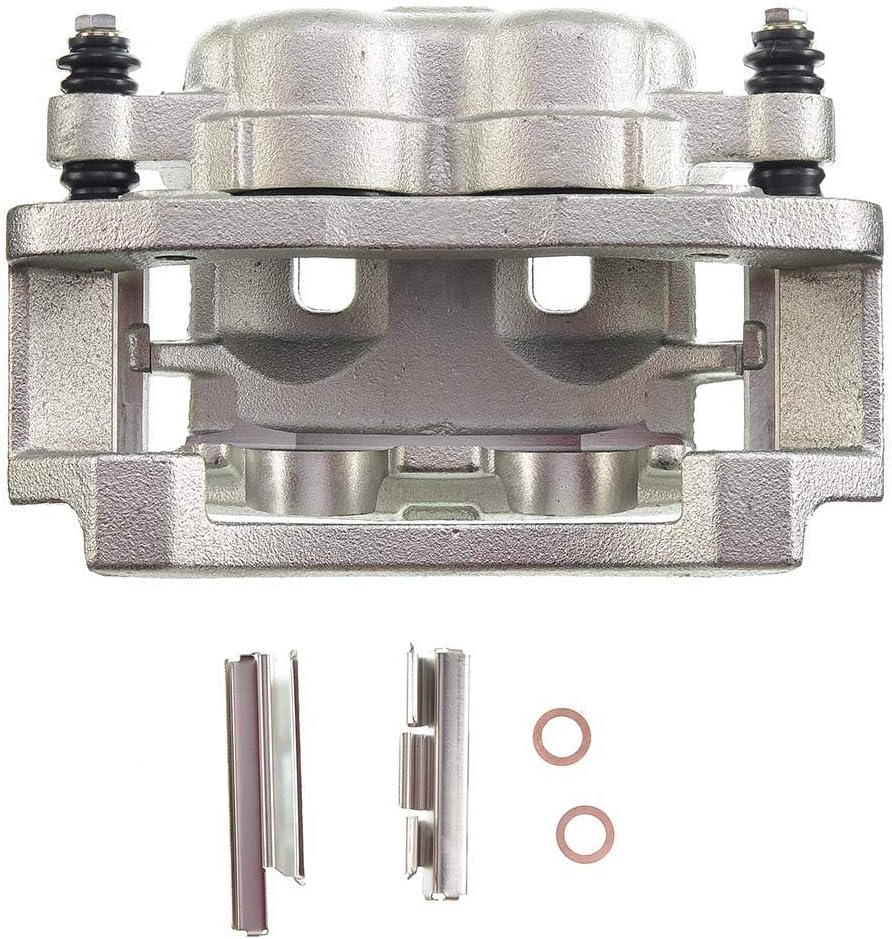 Disc Brake Caliper Assembly with Bracket Rear Right Passenger Side Pack of 2 Q61172