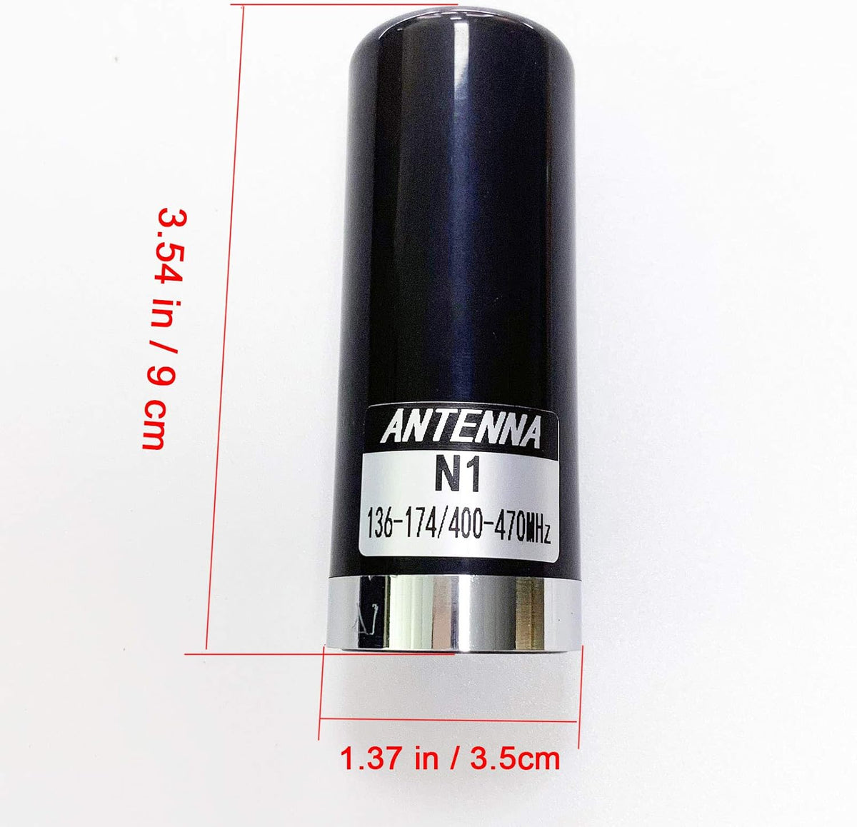 Dual Band VHF UHF Mobile Radio Antenna with Magnetic Base J24644