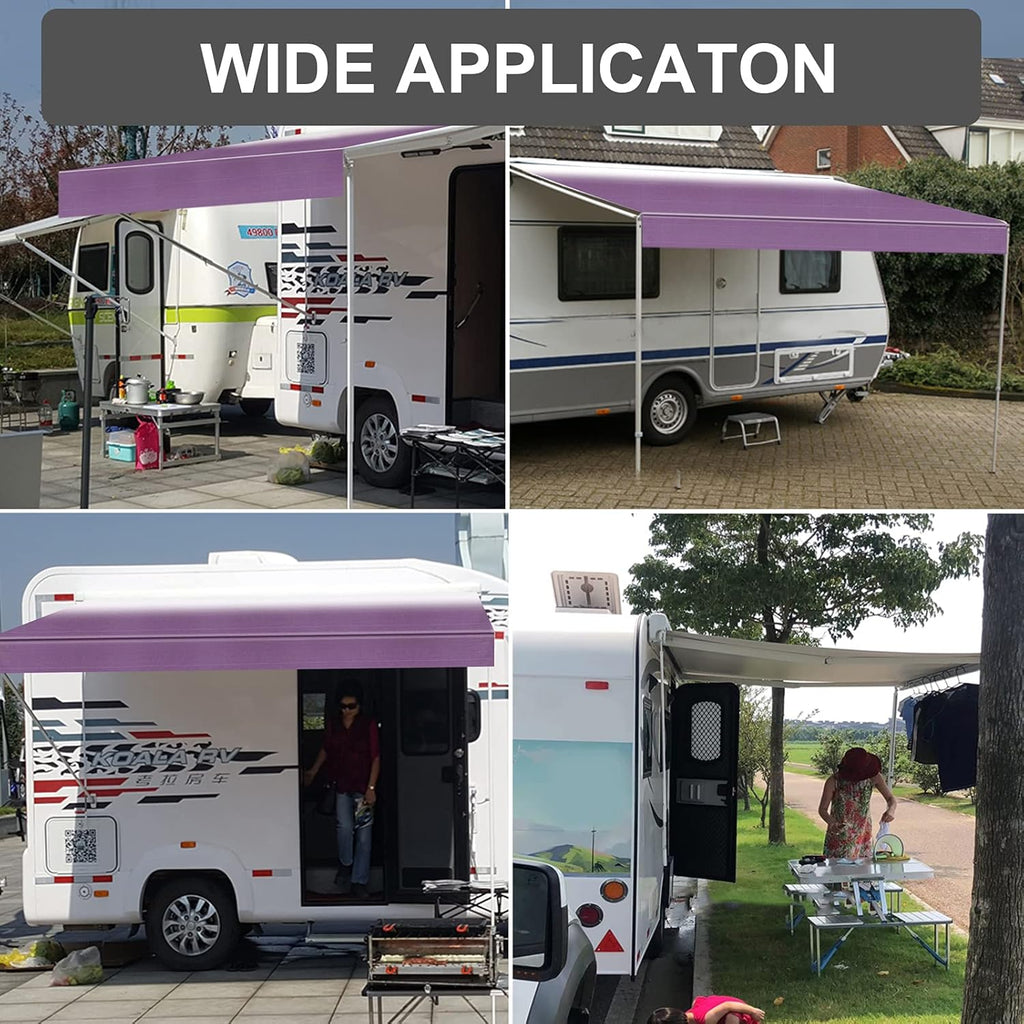 16' Waterproof Vinyl RV Awning Fabric Replacement J432