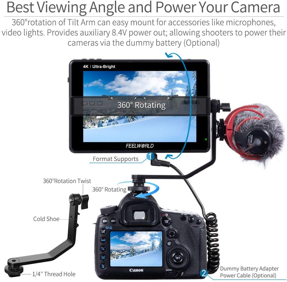 7 Inch Touch Screen Camera Field Monitor with 3D Lut I9258