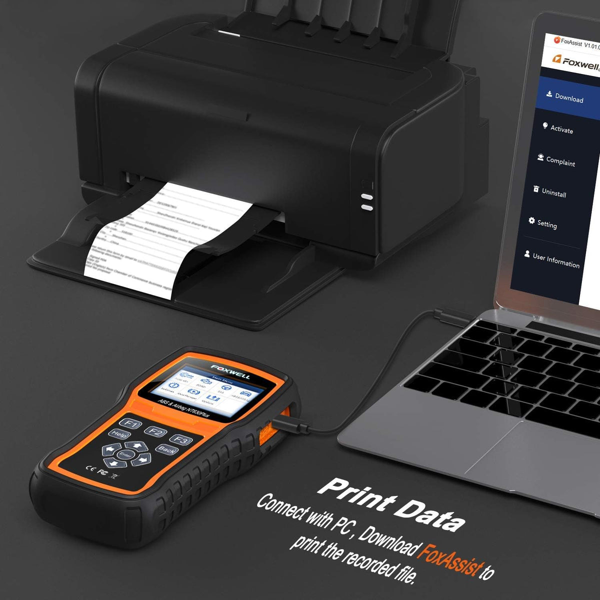 OBD2 Scanner ABS SRS Bidirectional Scan Tool X932