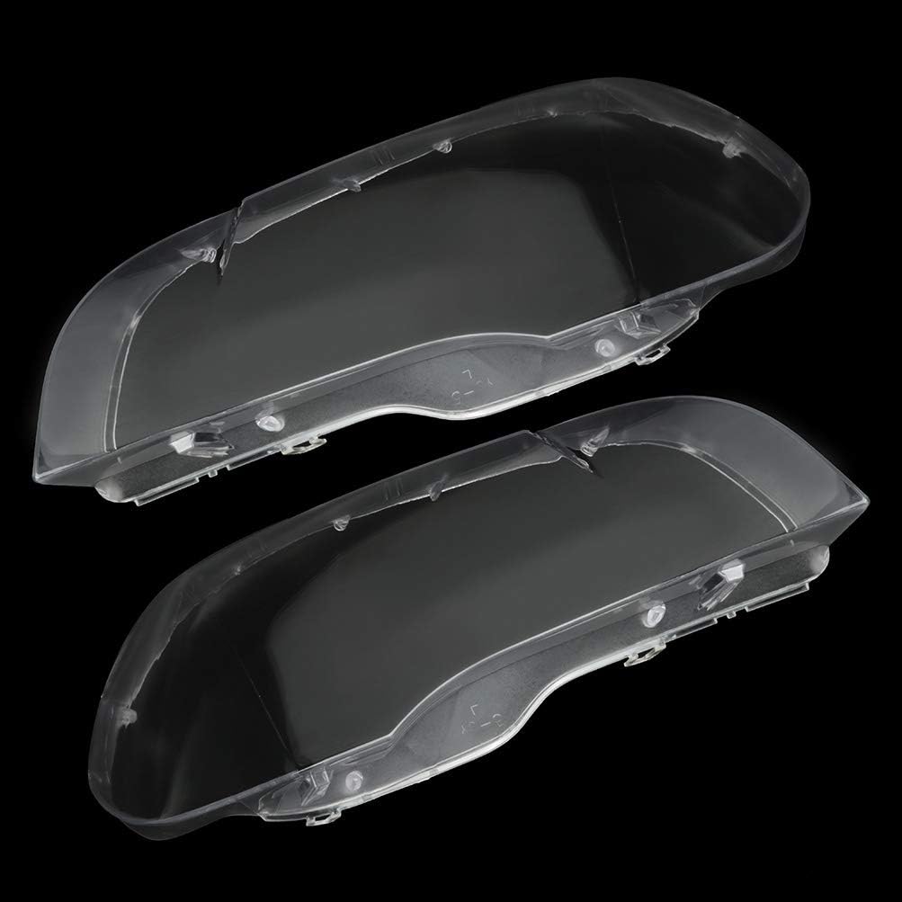 Left+Right Headlight Headlamp Clear Lens Shell Cover O965010