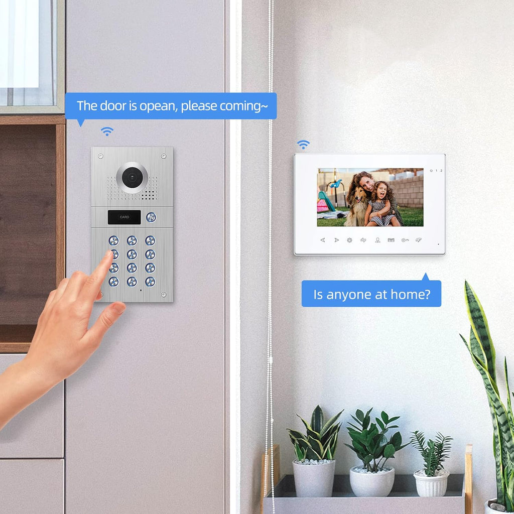 7 Inch Wired Video Doorbell 960P Camera IP65 Waterproof P23620