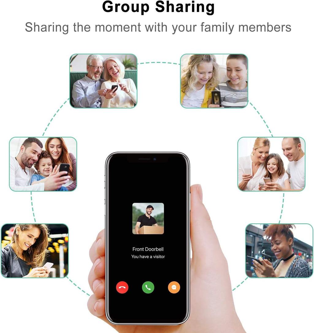 1080P HD Wireless Video Doorbell Camera with Chime Q557