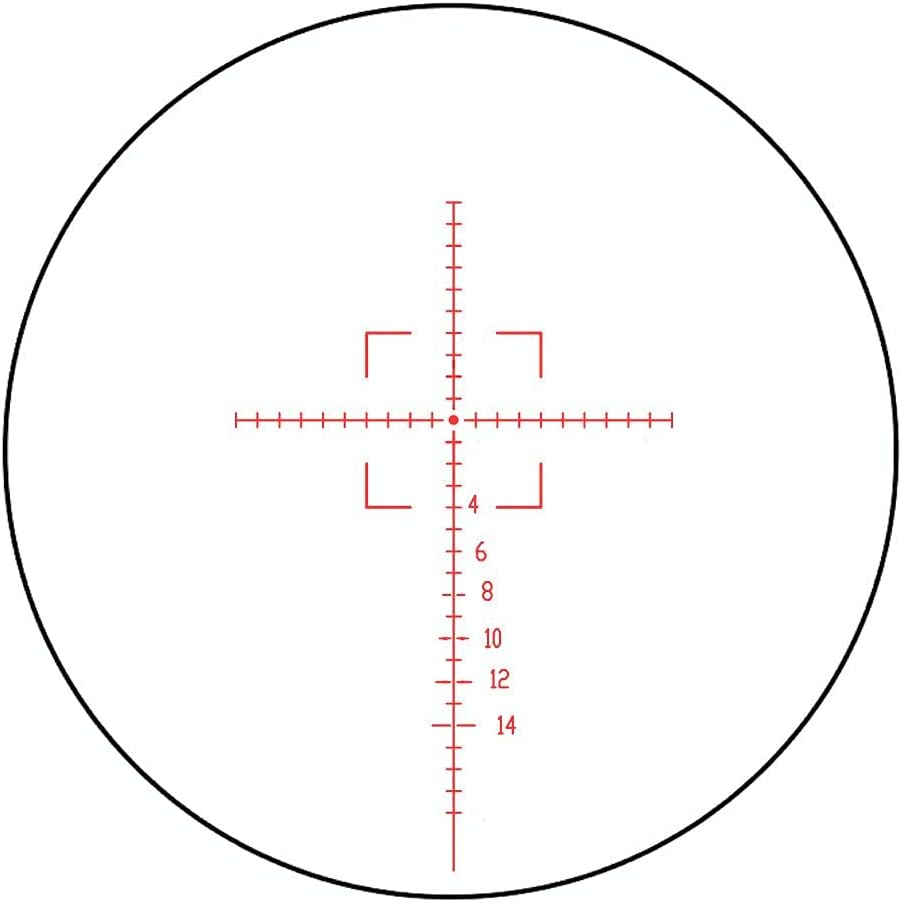 1-6X24 FFP Scope with Red/Green Illuminated Reticle and Scope Mount K6946