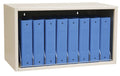 Beige File Storage Rack with 8 Capacity W307613