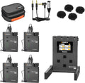 UHF Wireless Lavalier Microphone with 4 Transmitters and 1 Receiver Z6029