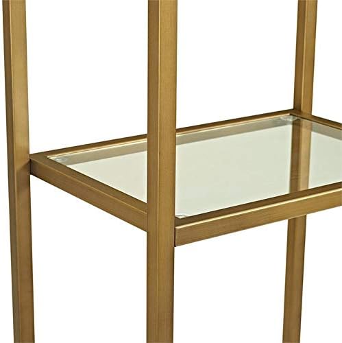 Gold Narrow Open Display Case S2418