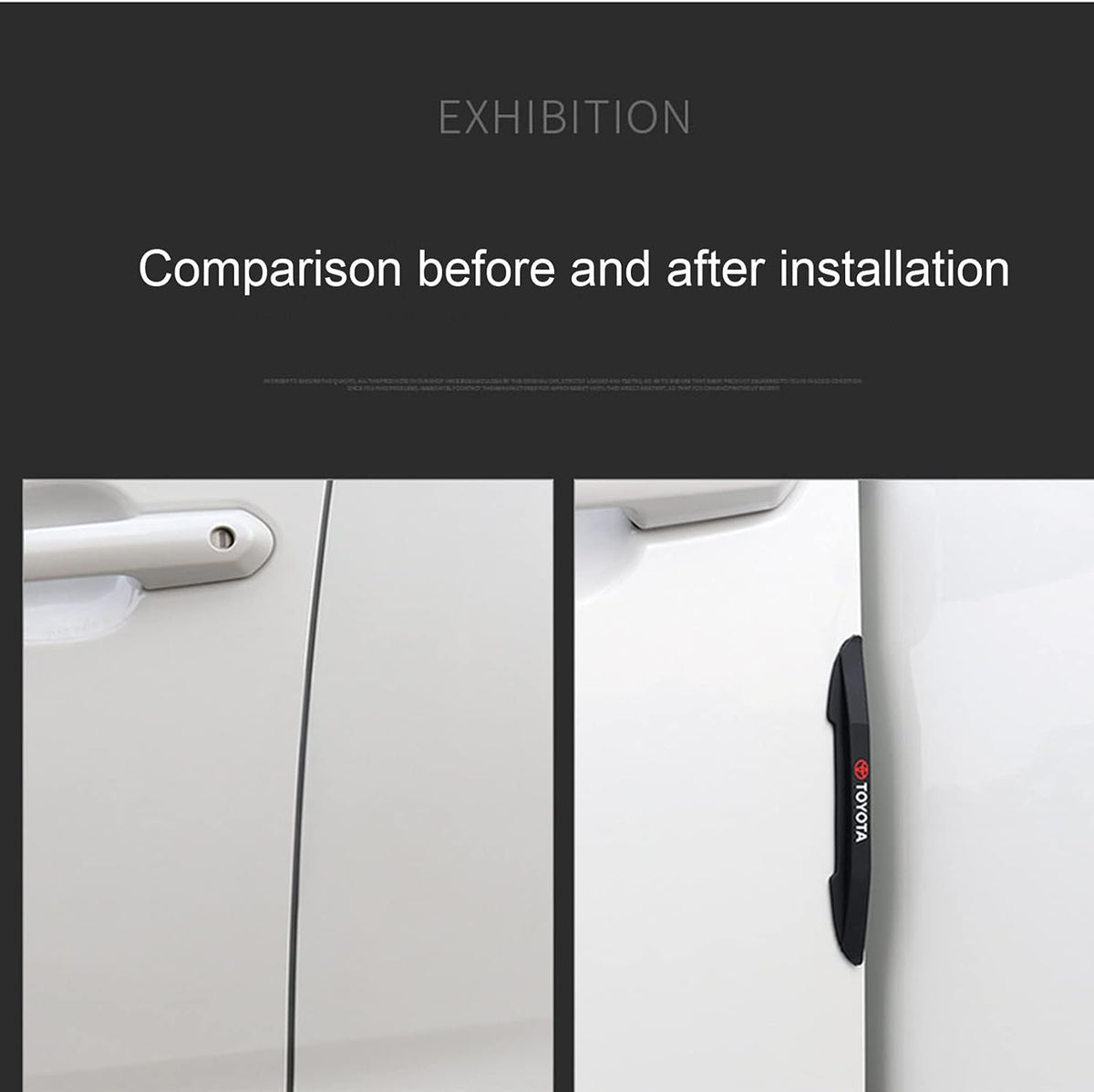 Black Car Door Anti-Collision Strip Protector E421945