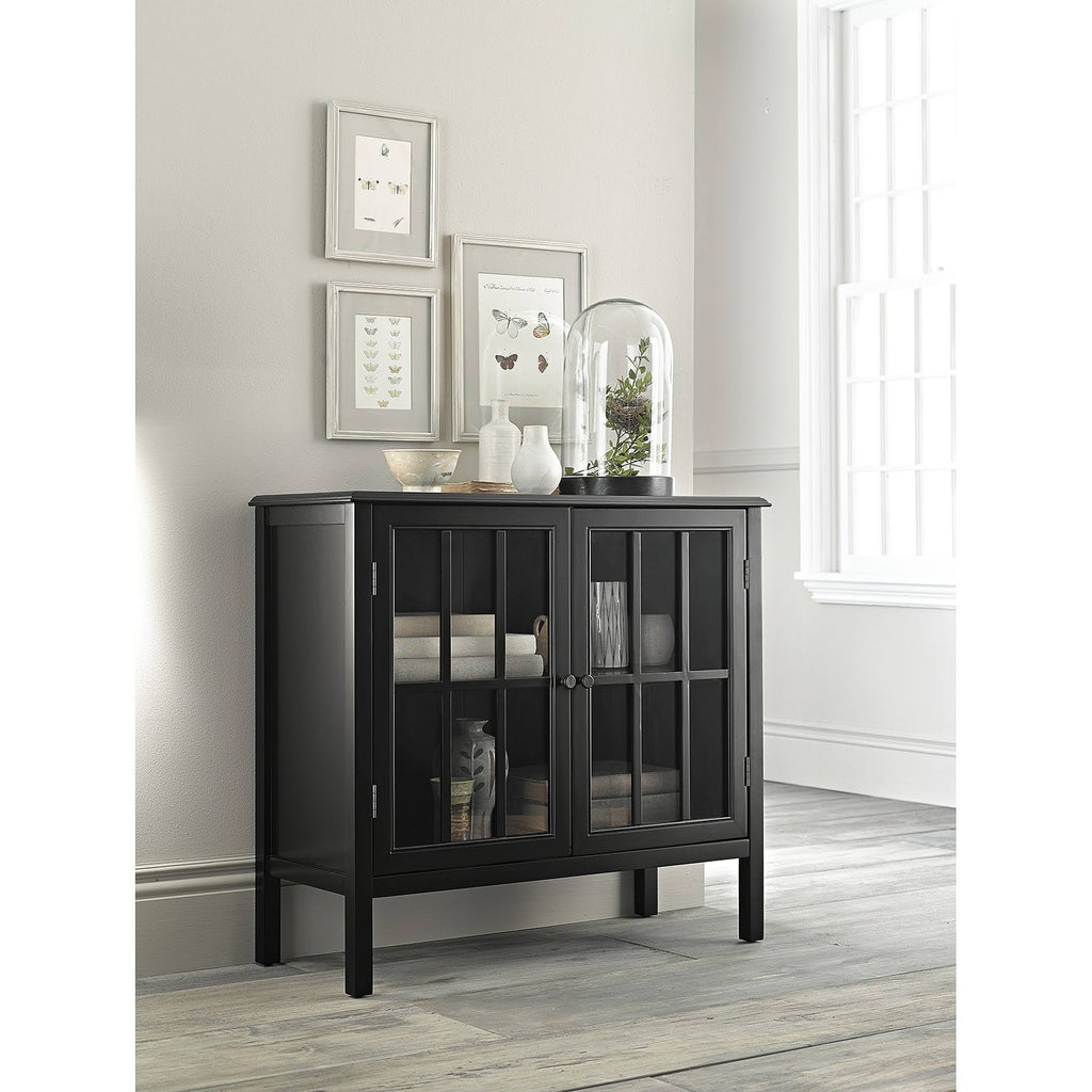 Black 2 Door Accent Cabinet C243476