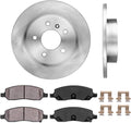 292 mm 5 Lug Brake Disc Rotors + Ceramic Brake Pads + Hardware F272