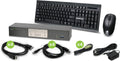 4-Port 4K UHD DisplayPort KVMP with Wireless Keyboard and Mouse J55688