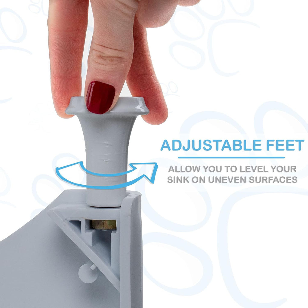 Portable Dog Bathing Station with Removable Shelf L60016
