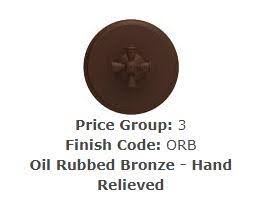 Oil Rubbed Bronze Straight Valve I86973