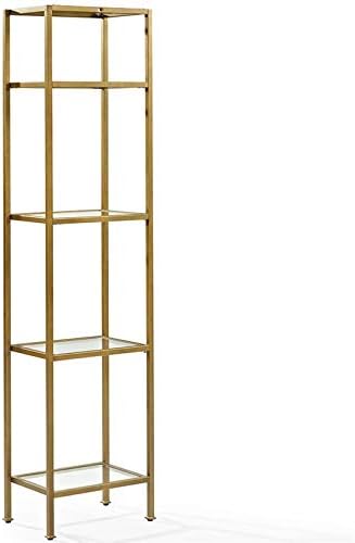Gold Narrow Open Display Case S2418