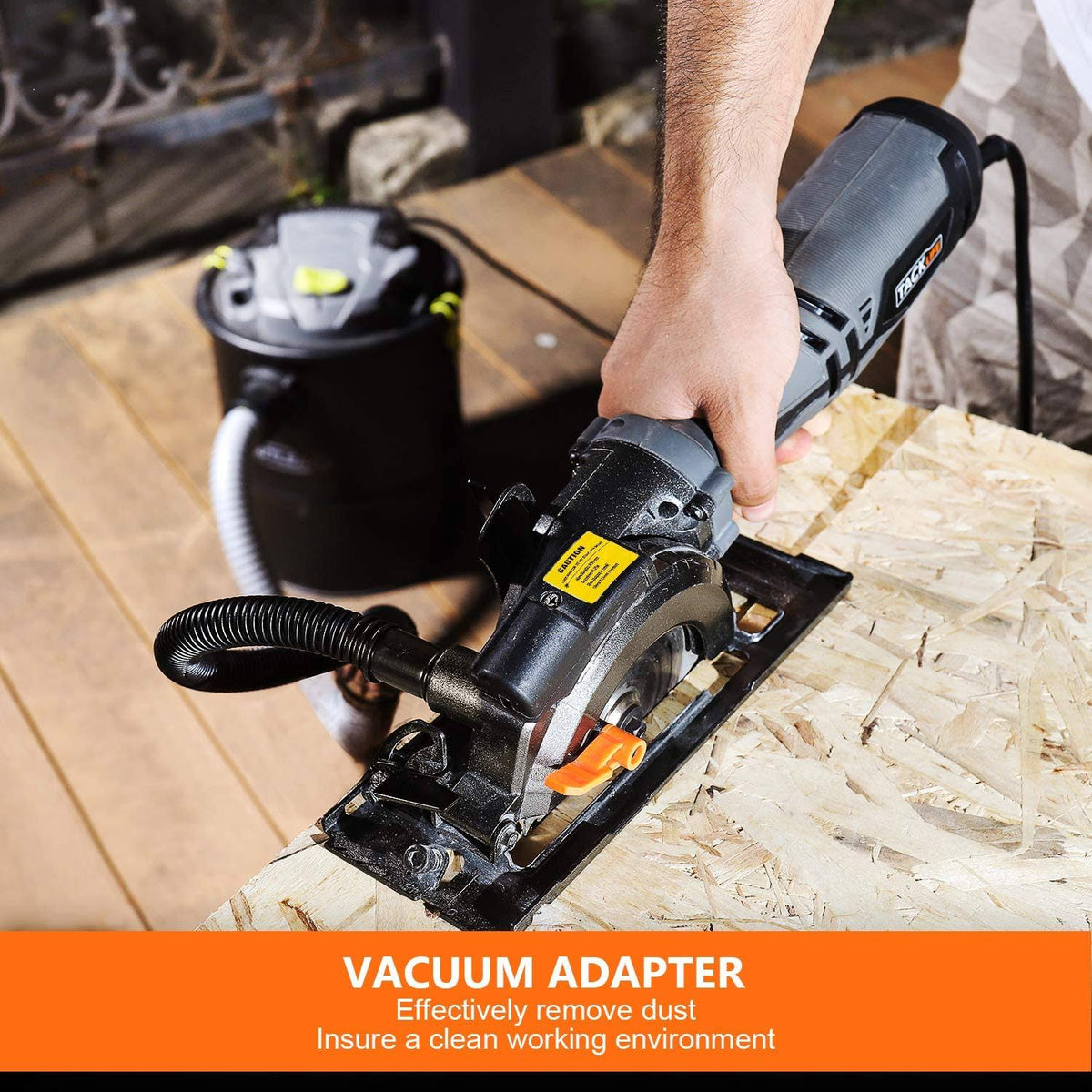 Circular Saw with Metal Handle, 6 Blades, Laser Guide M91775