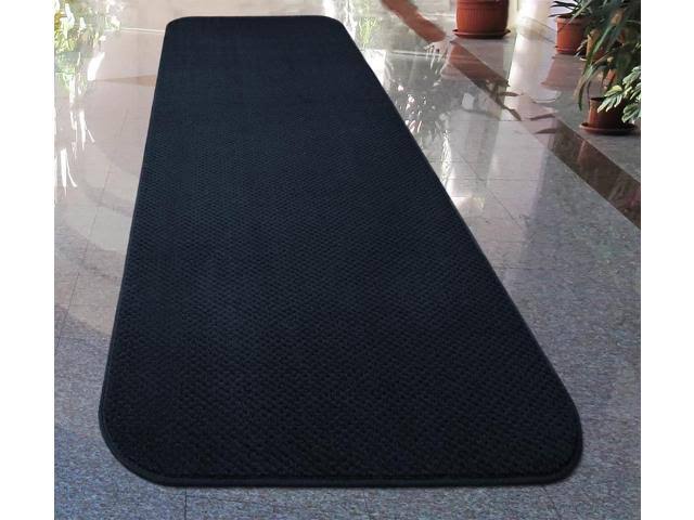 Skid-Resistant Carpet Runner Navy Blue 10 ft. x 48 in. X396638
