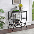 Silver Metal Bar Cart B6004
