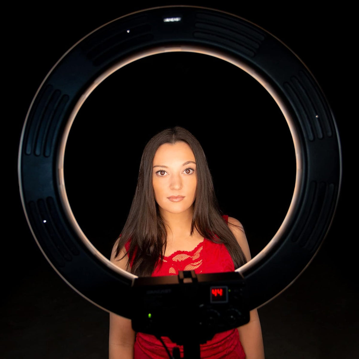 18 Dimmable Bi-Color LED Ring Light Kit with Light Stand K35478