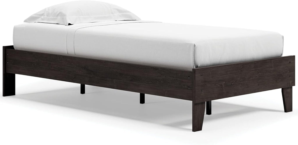 Full Mid-Century Modern Platform Bed R776