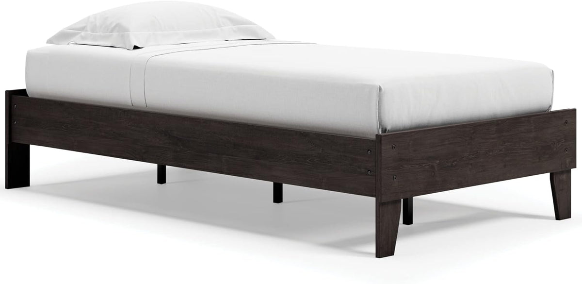 Full Mid-Century Modern Platform Bed R776