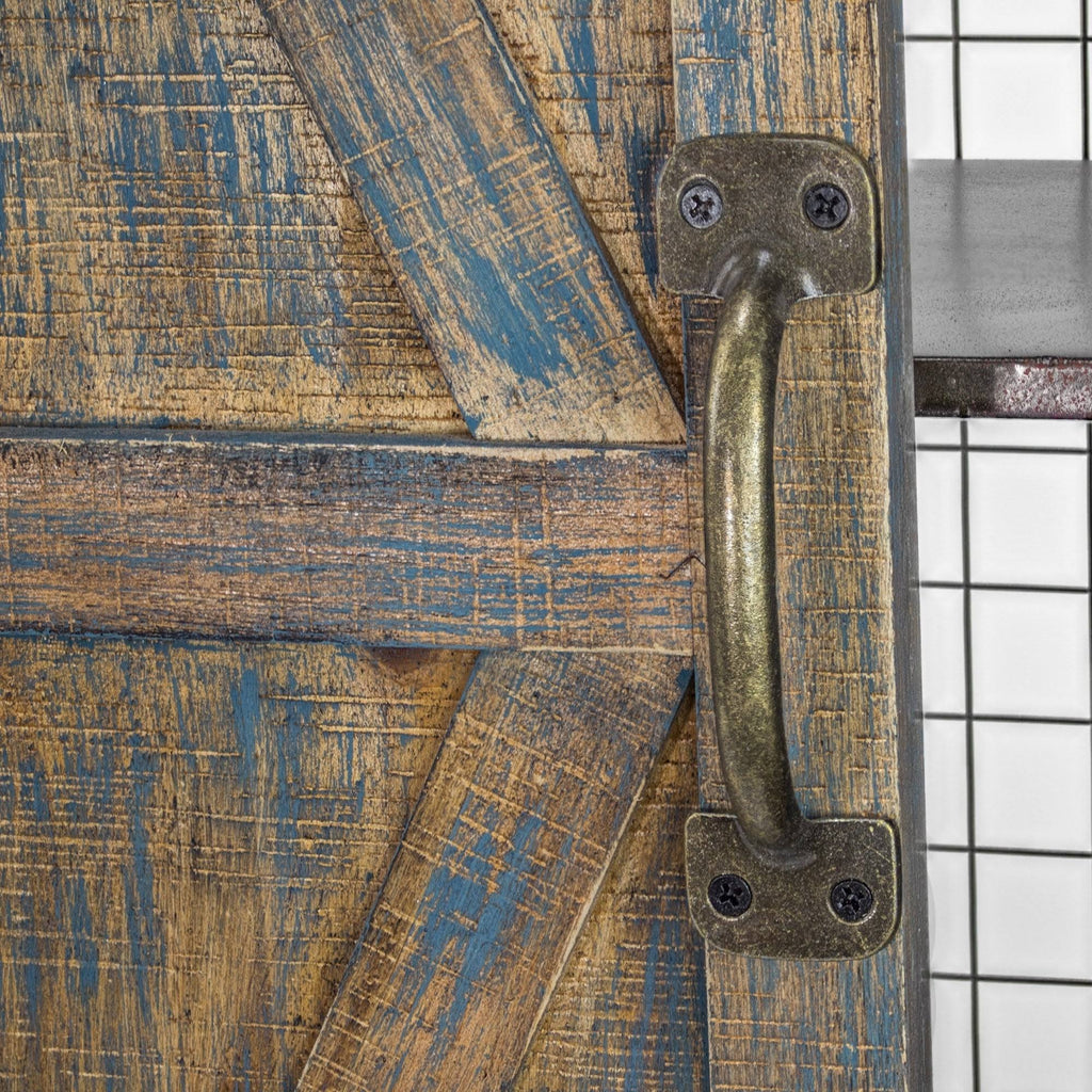 Brown Farmhouse Wall Shelf S452171