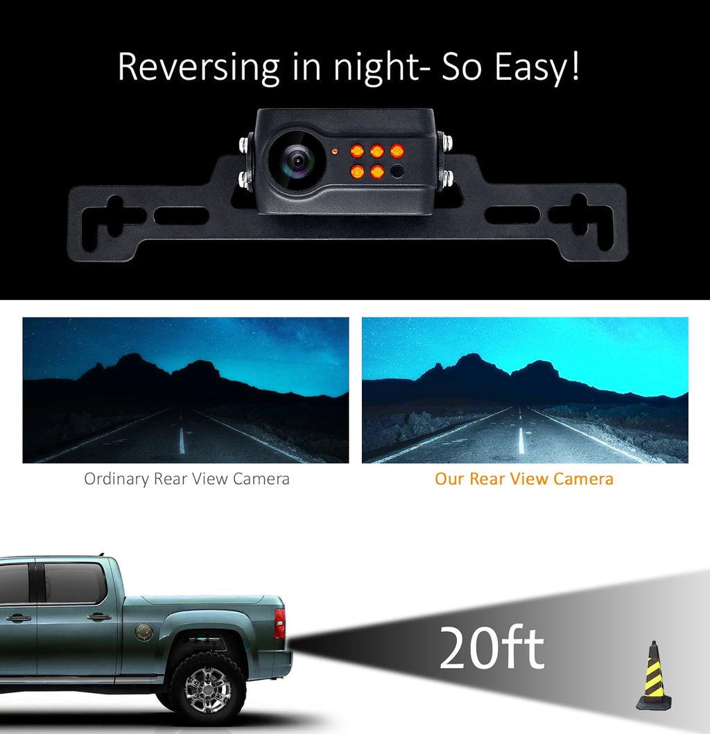 IP69K Waterproof Wireless Backup Camera System W843