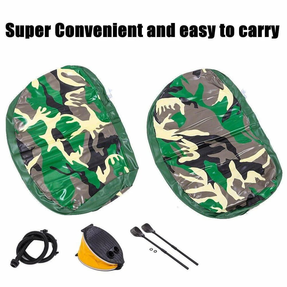 Inflatable 4Person Floating Boat Raft Set O257168