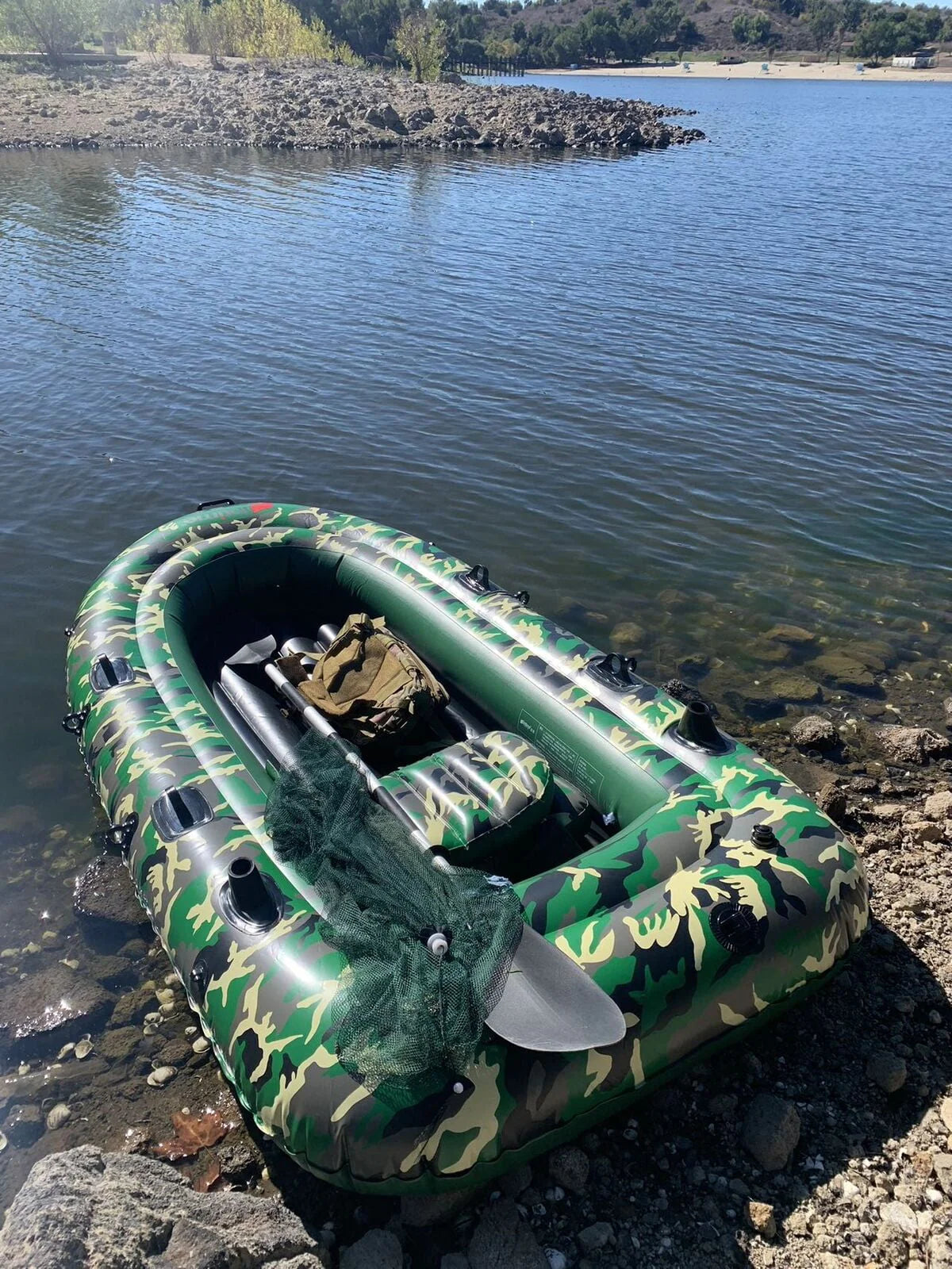 Inflatable 4Person Floating Boat Raft Set O257168