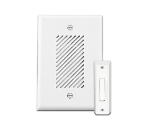 White Electronic Door Chime Kit F38411