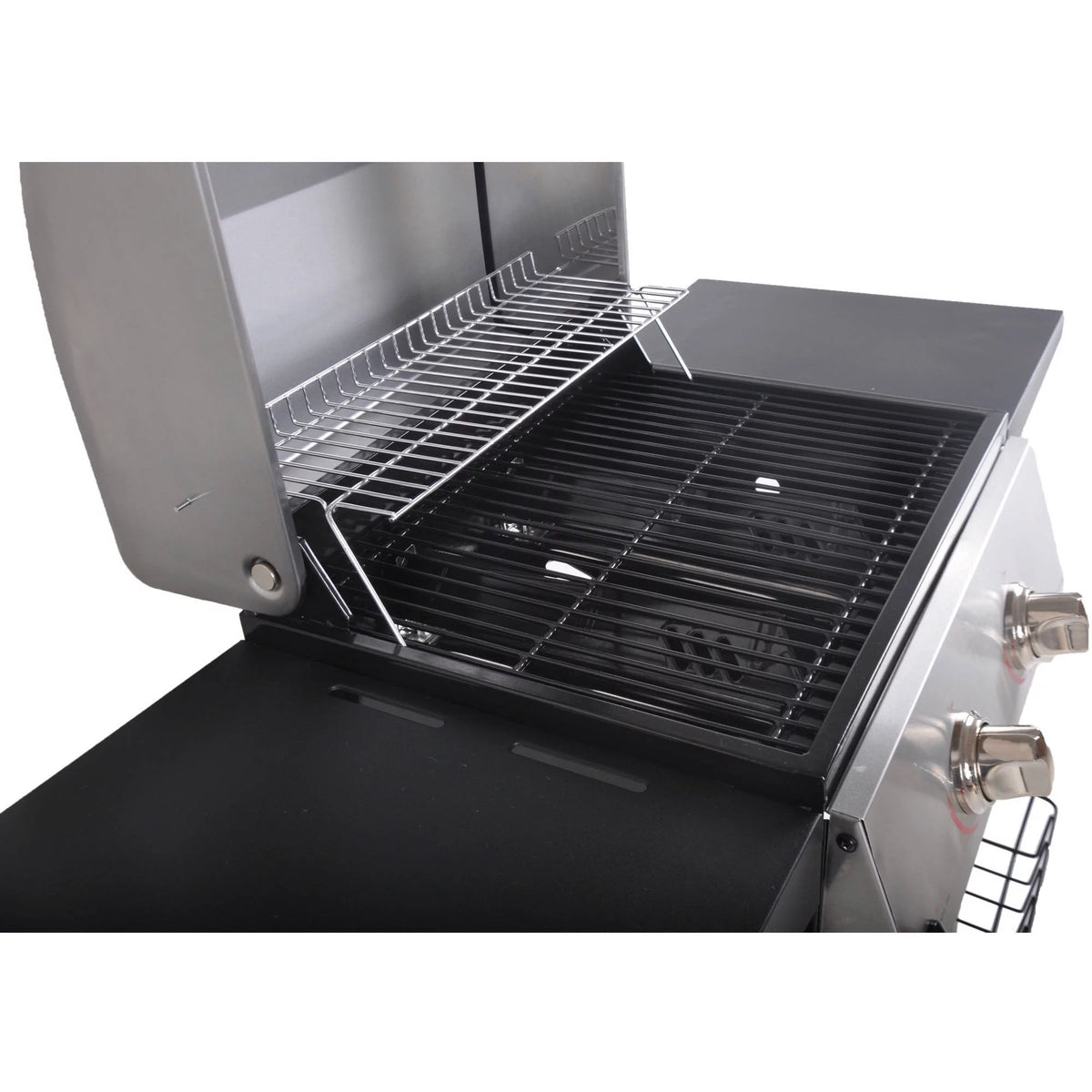 2-Burner Propane Gas Grill, Stainless and Black L15431