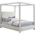 Cream King Bed V18958