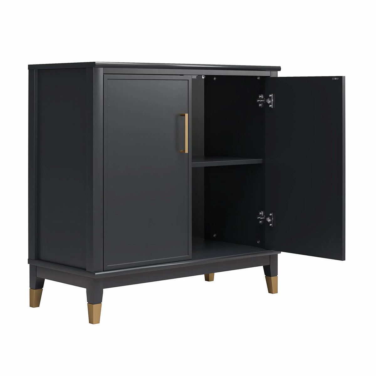 Black 2-Door Accent Cabinet J72613