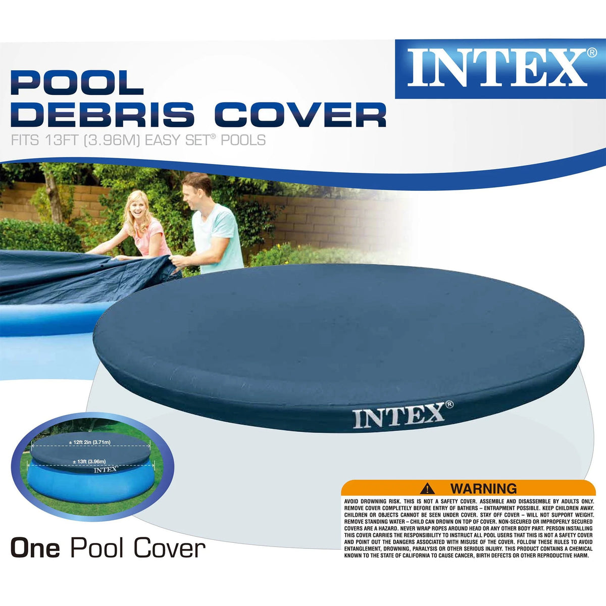12' x 30 Round Metal Frame Swimming Pool with Filter Pump I4993