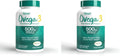 Plant-Based Omega-3 Algal Oil 500mg Softgels 60 Count Pack of 2 A976597