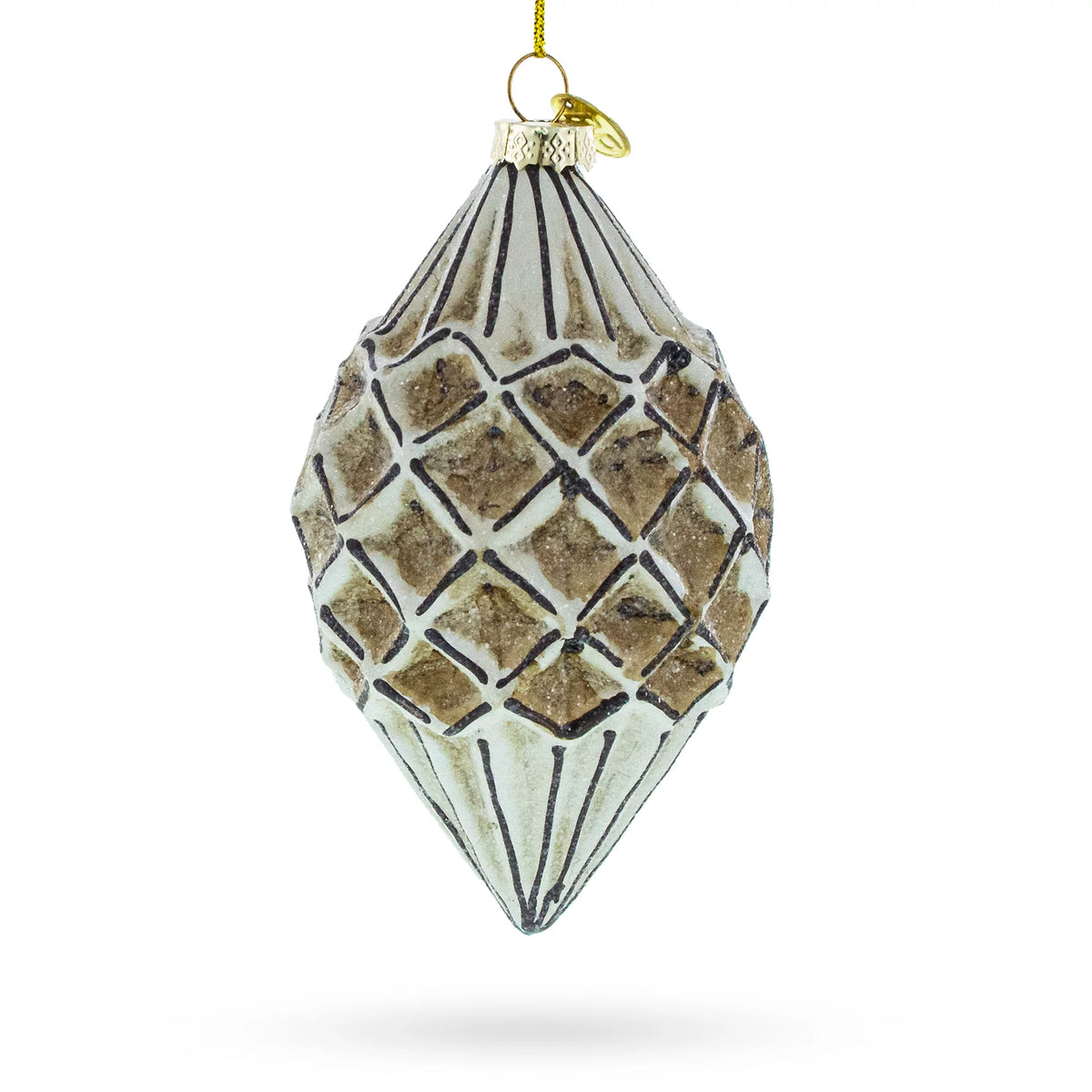 Blown Glass Christmas Ornament U8928