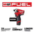 12V Lithium-Ion Brushless Cordless 1/4 in. Hex Impact Driver Kit with 2.0Ah Batteries Z674932