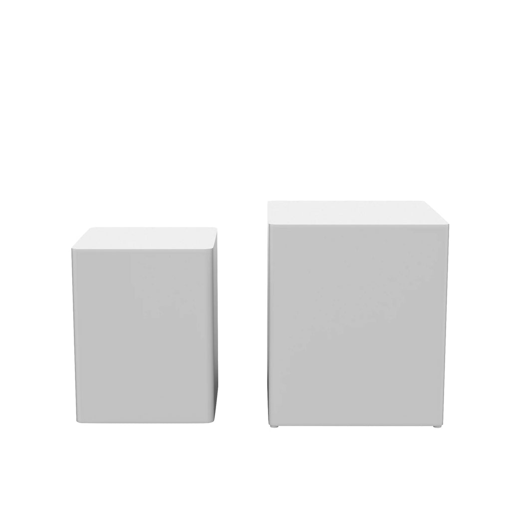 White MDF Nesting Table Set of 2 F23502