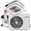 24,000 BTU 20.7 SEER 8-Way Slim Cassette Mini-Split Air Conditioner Heat Pump System P7519