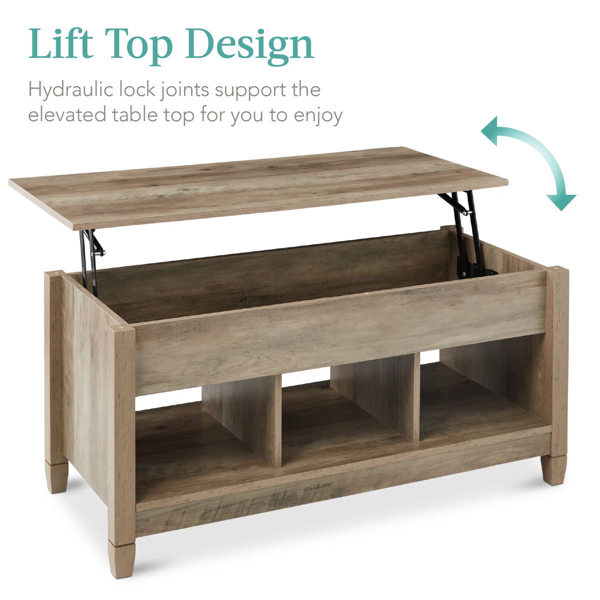 Lift Top Coffee Table with Hidden Storage K987368