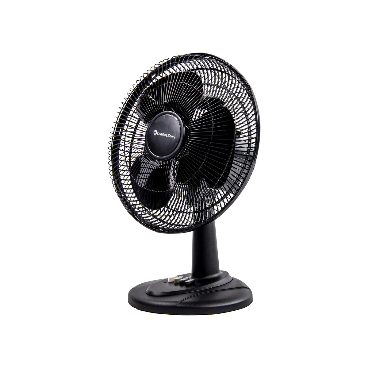 12” 3-Speed Oscillating Table Fan with Adjustable Tilt, Black U954