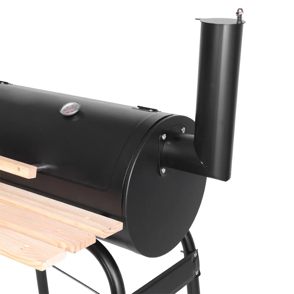 Portable Charcoal Grill and Offset Smoker K889962