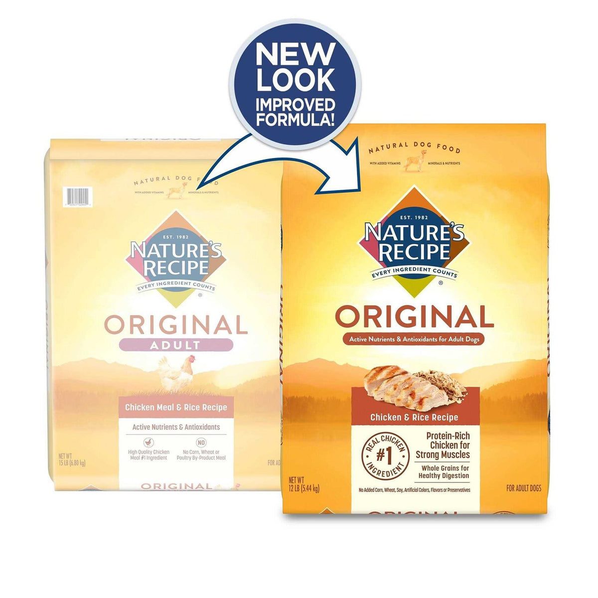 Chicken & Rice Dry Dog Food U164